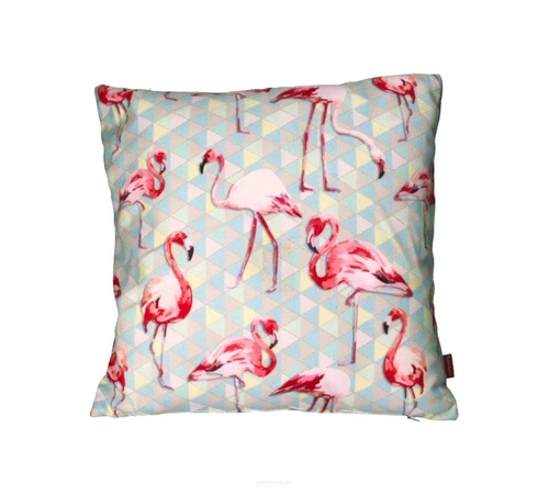 Poduszka dekoracyjna welurowa Laguna do salonu i sypialni antyalergiczna multikolor 40x40