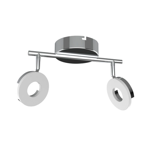 Nowoczesna lampa sufitowa LED Thema chrom regulowana do salonu i sypialni CANDELLUX