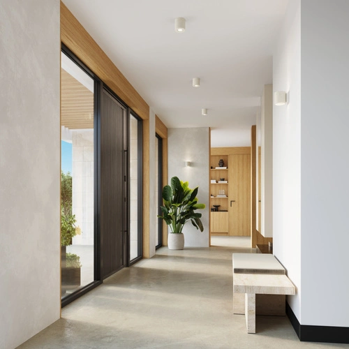 Plafon sufitowy ORBIS beton beżowy industrialny do kuchni i salonu nowoczesny 10 cm