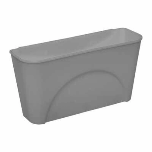 Ociekacz do naczyń chromowany szary 5five simply smart na blat z pojemnikiem na sztućce