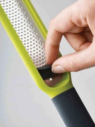 JJ - Tarka (zester) z elementem czyszczącym zielony/grafitowy