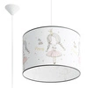 Lampa wisząca PRINCESS 40 nowoczesna do pokoju dziecka wielokolorowa z abażurem 40 cm