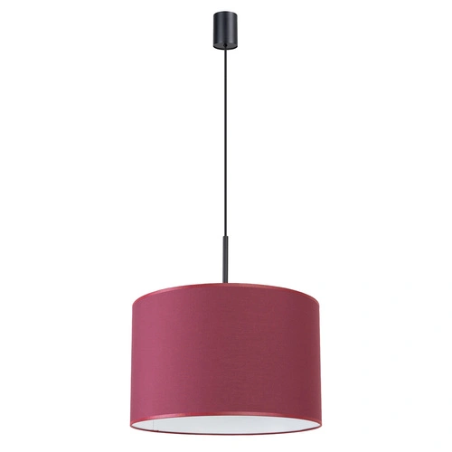 Lampa wisząca NEVIA burgund minimalistyczna do salonu i jadalni 40 cm