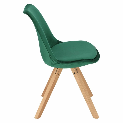 Krzesło Norden Star Square Velvet zielony