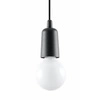 Lampa wisząca Diego czarna regulowana nowoczesna do salonu sypialni lub kuchni