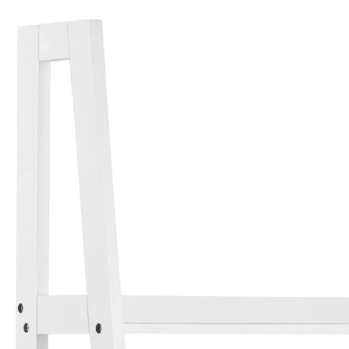 Regał na książki Wally I biały skandynawski do salonu i pokoju dziecięcego Actona 130 cm