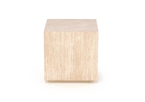 Stolik kawowy Travertino kwadratowy 45x45 cm nowoczesny skandynawski do salonu Intesi