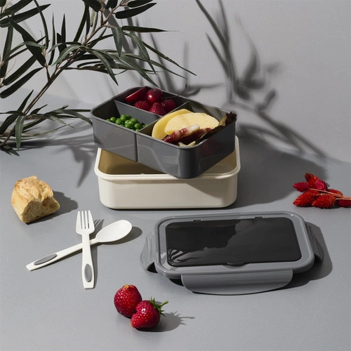 Lunch box Single ze sztućcami