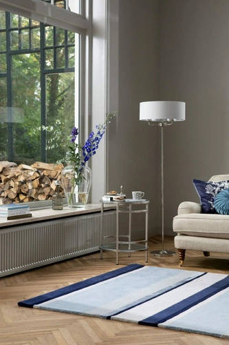 Dywan do salonu Eaton 250x350 nowoczesny wełniany geometryczny miękki Laura Ashley