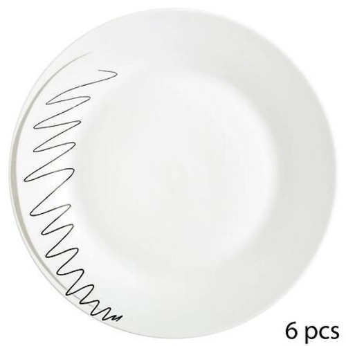 Zastawa stołowa Esquisse 5five simply smart 18-elementowa ceramiczna biała do jadalni zmywarka