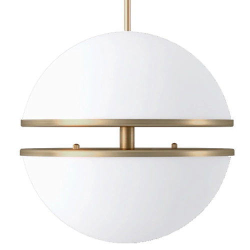 Lampa wisząca kula LED SFERA-3 złota 50 cm do salonu i nad wyspę Step into Design