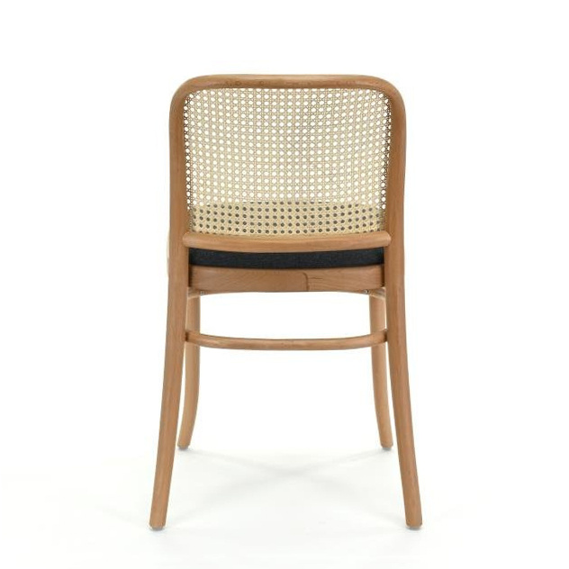 Krzesło drewniane Fameg A-811 tapicerowane personalizowane do jadalni i kuchni retro