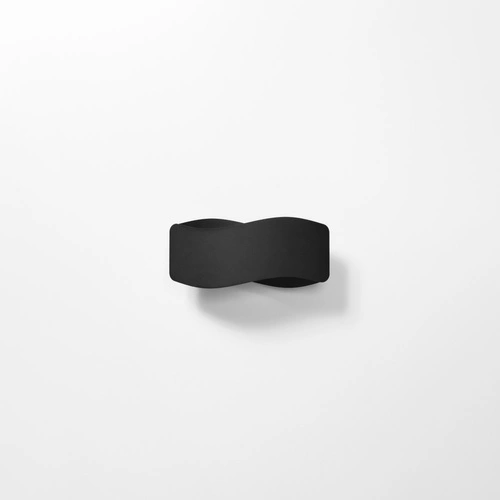 Kinkiet ścienny Tila 30 czarny nowoczesny metalowy do salonu i sypialni Sollux Lighting