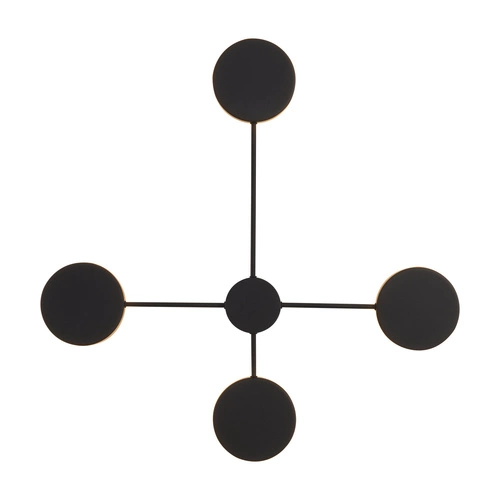 Kinkiet ścienny LED CLEX Step into Design czarny nowoczesny 75 cm do salonu