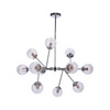 Lampa wisząca Best 12x40W E14  chrom+miedź