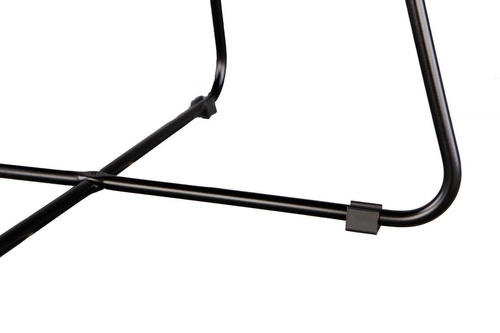 Stolik kawowy okrągły metalowy czarny ROD L nowoczesny do salonu NORDIFRA 50 cm