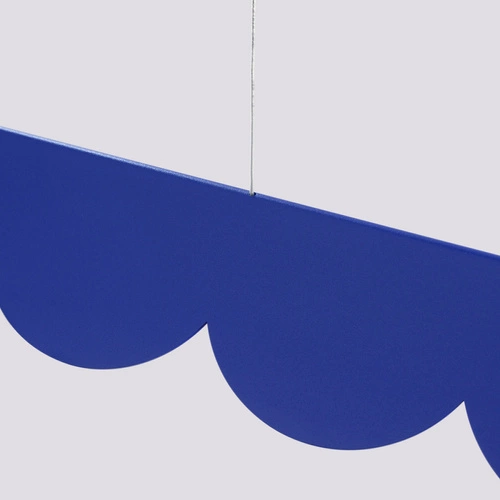 Lampa wisząca LED BISCUIT ultramaryna nowoczesna z regulacją do salonu i jadalni Thoro