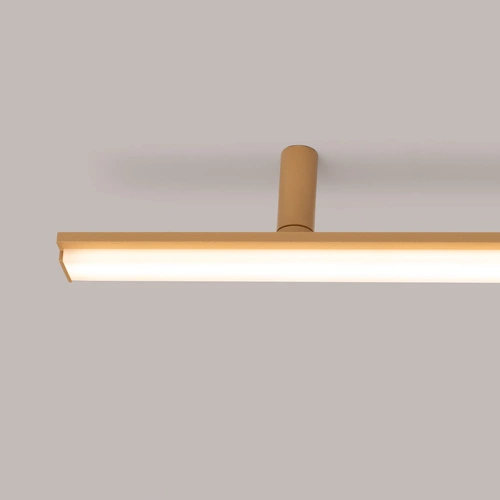 Plafon sufitowy LED LAGOM złoty nowoczesny do salonu i kuchni 3000K Thoro