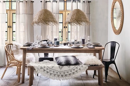 Krzesło metalowe Paris Edge czarne loftowe do jadalni, kuchni i salonu Atmosphera