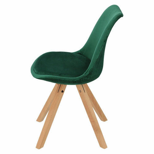 Krzesło Norden Star Square Velvet zielony