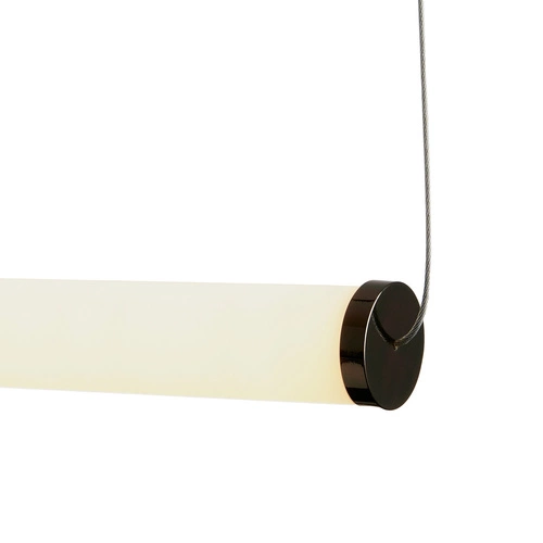 Lampa wisząca LED O-LINE 93 cm czarna nowoczesna do salonu i nad stół Step into Design