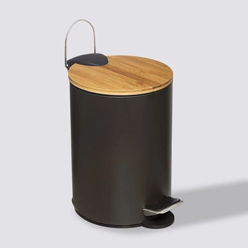 Mydelniczka czarna Modern owalna stojąca do łazienki nowoczesna 5five simply smart