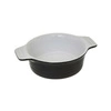 Okrągłe ceramiczne naczynie do zapiekania czarne 13,4 cm do piekarnika 5five simply smart