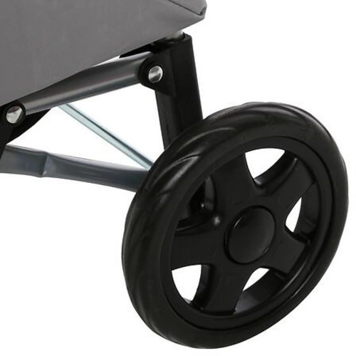 Wózek na zakupy Aquarelle z 2 kołami szary