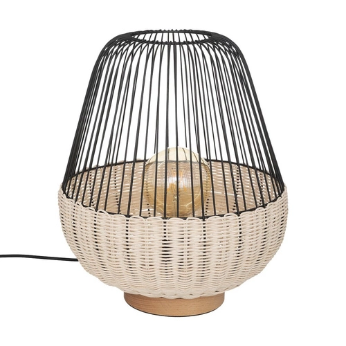 Lampa Anea czarna/naturalna