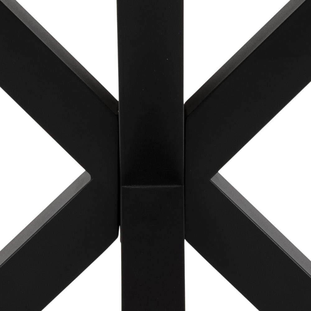 Okrągły stół do jadalni Heaven 120 cm czarny dąb artisan nowoczesny Actona