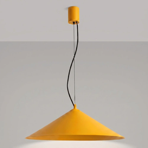 Lampa wisząca FINT LED żółta nowoczesna do salonu 1-punktowa