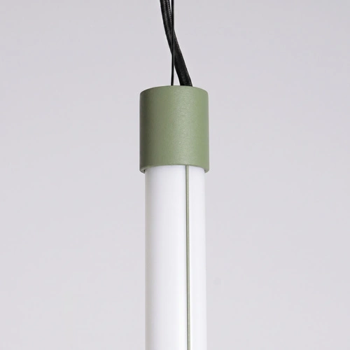 Lampa wisząca TRANG 100 LED szałwiowa regulowana nad wyspę
