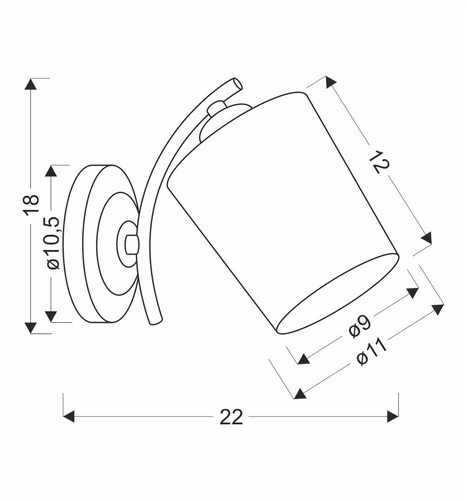 Kinkiet ścienny Esnyr nowoczesny biały klosz szklany czarno-chromowy do sypialni i salonu