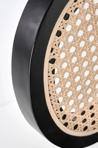 Krzesło do jadalni tapicerowane welur szare Sophie Intesi nowoczesne z oparciem