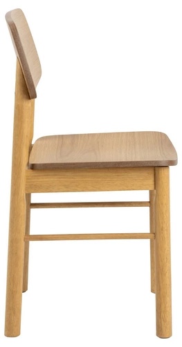 Krzesło drewniane Barlow dąb naturalny Actona do jadalni skandynawskie minimalistyczne