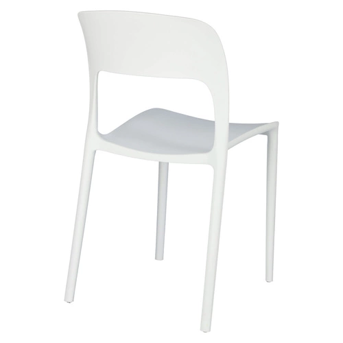 Zestaw 4 krzeseł Flexi białe