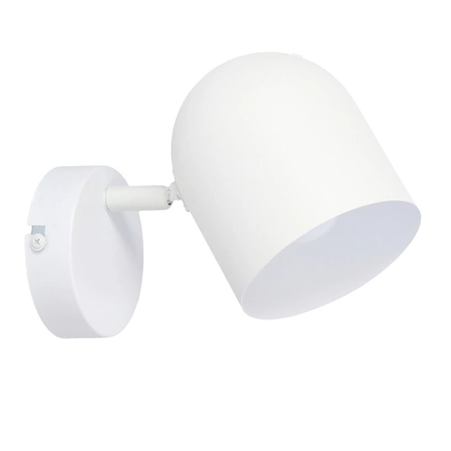 Kinkiet ścienny Azuro biały metalowy nowoczesny ruchomy do sypialni i salonu CANDELLUX