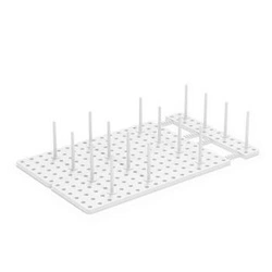 Stojak na naczynia Peggy biały