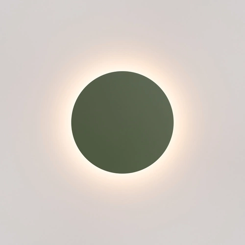 Kinkiet ścienny LED BORGEN nowoczesny zielony oliwkowy do salonu i sypialni 30 cm Thoro