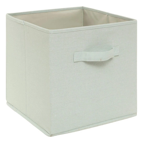 Atmosphera zestaw 2 pastelowych pudełek materiałowych do regału 29x29 na zabawki