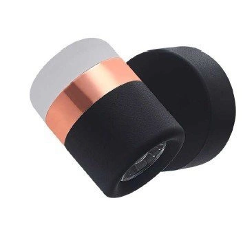 Kinkiet ścienny POCCO LED czarny nowoczesny 16 cm z ruchomą głowicą do sypialni