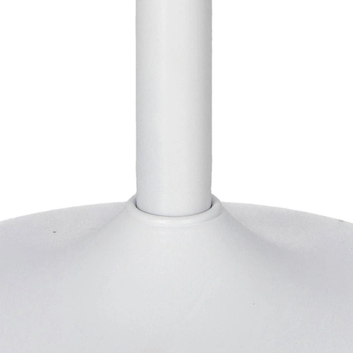 Hoker z oparciem regulowany Nest Simplet biały nowoczesny do kuchni wyspy lub baru