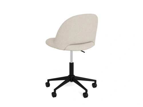 Fotel biurowy Allan beżowy obrotowy na kółkach do biurka Actona