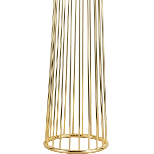 Lampa stojąca FILO-2 czarna i złota podłogowa do salonu nowoczesna 156 cm Step into Design