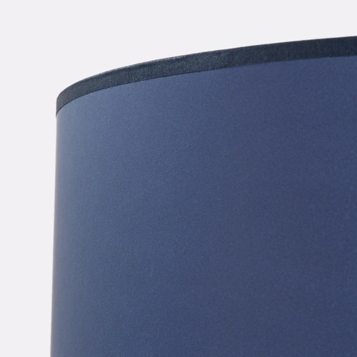 Lampa sufitowa NEVIA granatowa minimalistyczna do salonu i jadalni PVC 40 cm