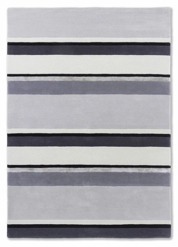 Dywan nowoczesny Eaton 200x280cm szary geometryczny wełniany do salonu Laura Ashley