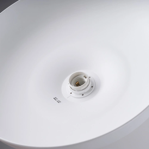 Lampa wisząca GINA biała nowoczesna do salonu i jadalni nad stół 38 cm SOLLUX LIGHTING