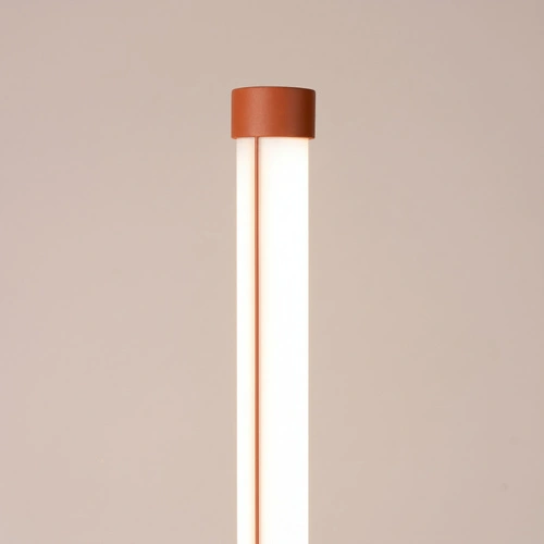 TRANG lampa stojąca do salonu nowoczesna LED terrakota 3000K