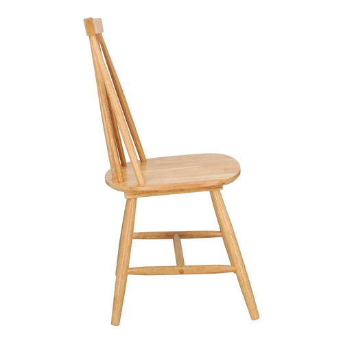 Krzesło drewniane Wopy naturalne do jadalni i kuchni styl retro vintage patyczak Intesi