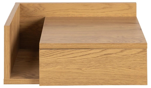 Szafka nocna wisząca 40 cm dębowa z szufladą nowoczesna Actona Ashlan II do sypialni